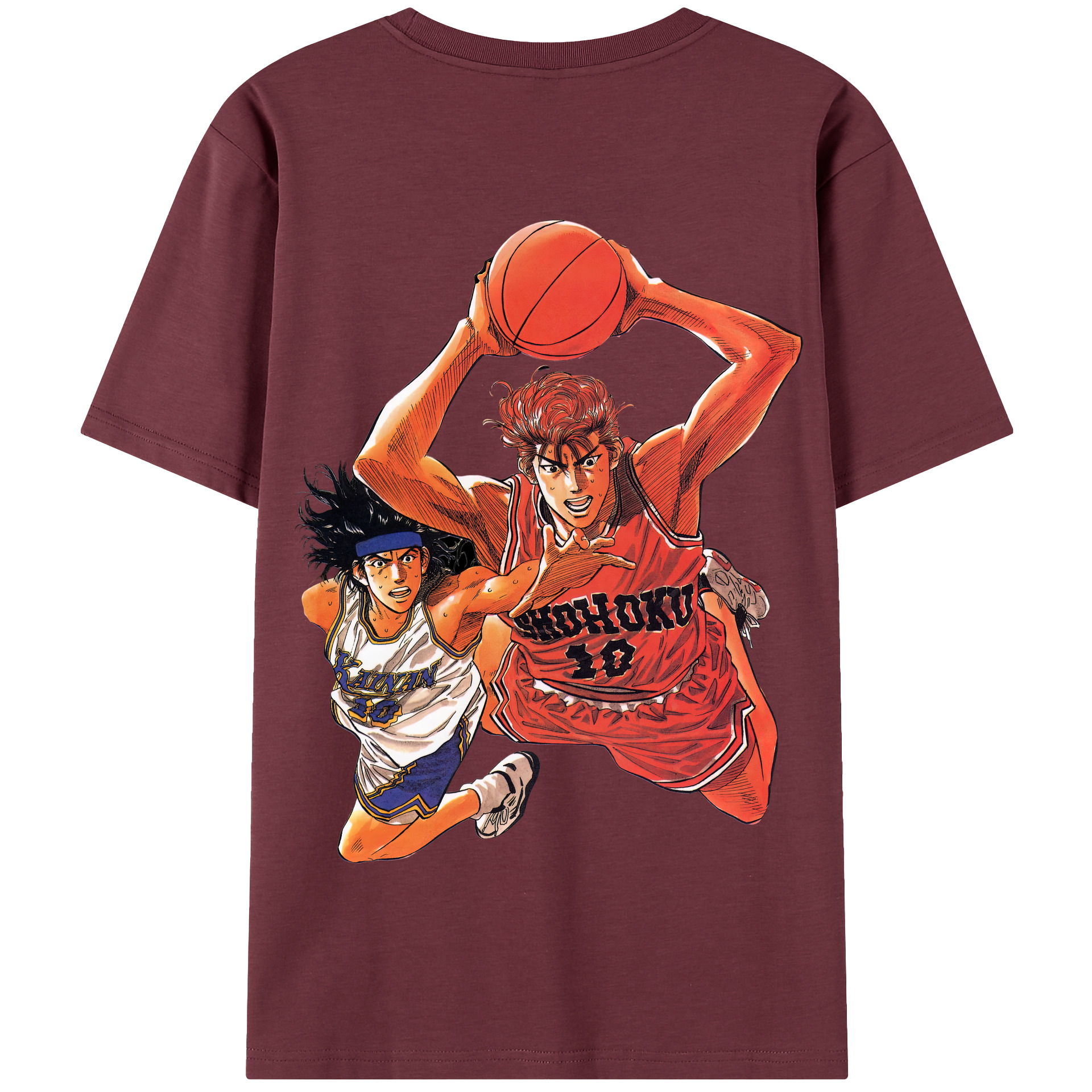 （画像用） SLAM DUNK／スラムダンク 綿100％半袖Tシャツ（背面プリント）